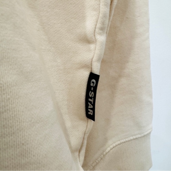 G-star Raw Heavy Hodson organic cotton Sweatershirt in ecru - Picture 10 of 13